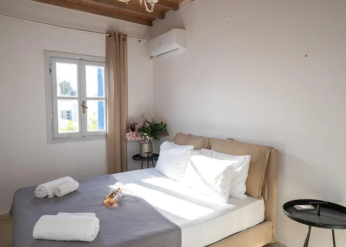 Mykonos Town Aura Panorama With Private Terrace * Megali Ammos (Mykonos)