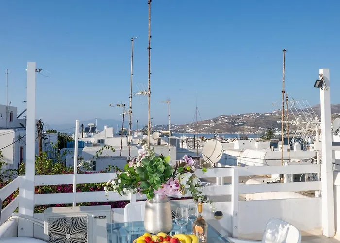 Mykonos Town Aura Panorama With Private Terrace Apartment