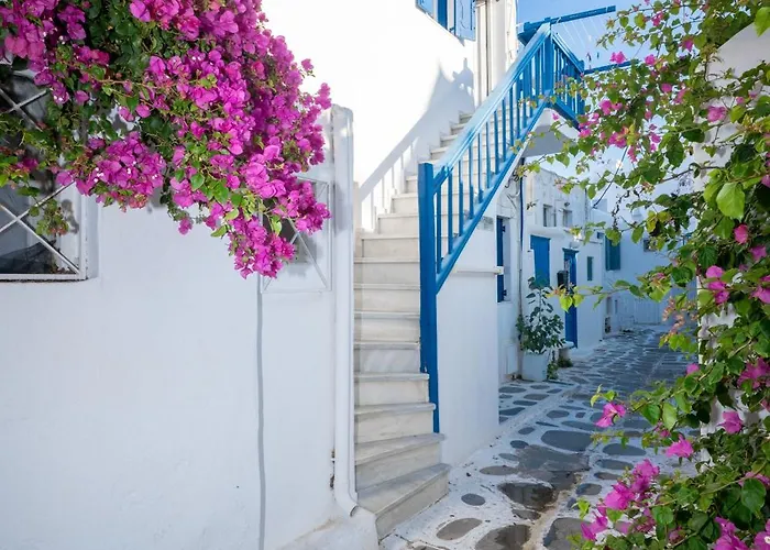 Mykonos Town Aura Panorama With Private Terrace * Megali Ammos (Mykonos)