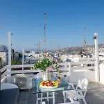 Mykonos Town Aura Panorama With Private Terrace Apartamento Megali Ammos (Mykonos)