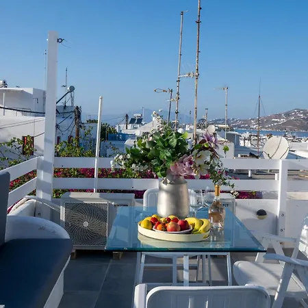 Mykonos Town Aura Panorama With Private Terrace * Megali Ammos (Mykonos)